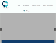 Tablet Screenshot of dentistrybydesignmwc.com